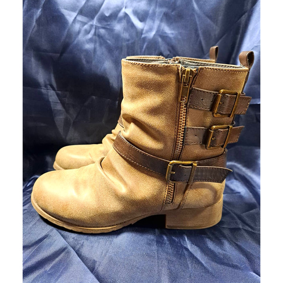 Jelly Pops Rustic Marian Mid-Calf Buckle Boots. Women's Size 6.5 - Picture 6 of 10